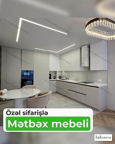 3d defter: Özəl sifarişlə mətbəx mebeli - Minimalist və müasir dizayn: hamar — 1