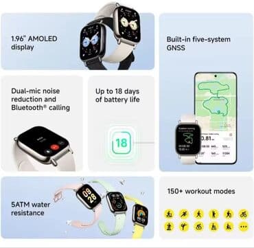 redmi watch 4 qiymeti: Yeni, Smart saat, Redmi, Аnti-lost, rəng - Gümüşü — 11
