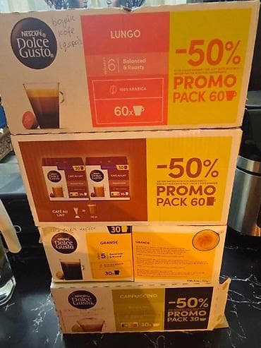 180 eded Nescafé Dolce Gusto kapsulları – müxtəlif dad seçimi ilə