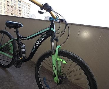 Toba dağ velosipedi - Çərçivə: Alüminium alaşımlı, amortizatorlu