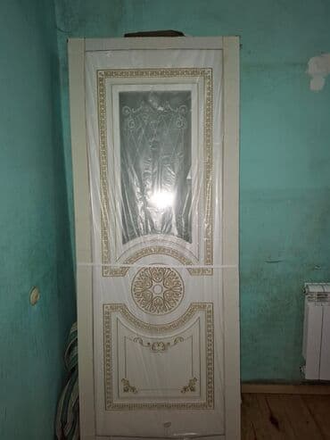 şüşə qapi: Yeni Otaq qapısı 60x190 sm Naliçnik ilə, Zəmanətsiz, Ünvandan götürmə — 1