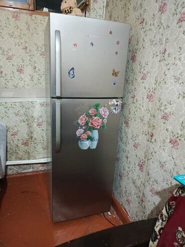 soyuducu hofman: Yeni 2 qapılı Hoffman Soyuducu Satılır, rəng - Boz — 1