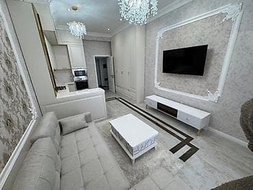 bine sovxoz evler: Satılır: Zövqlə dizayn olunmuş tam mebelli və texnikalı 2 otaqlı — 1