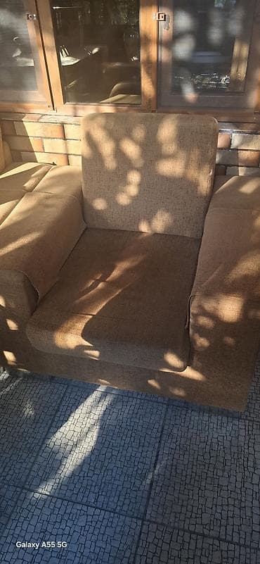 Mebel: Künc divan, İşlənmiş, Açılan, Bazalı, Parça, Çatdırılma yoxdur — 1