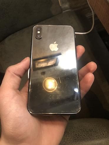 IPhone X, 64 GB, Space Gray, Simsiz şarj, Face ID