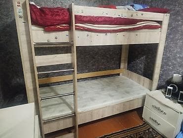 Oğlan və qız üçün, Çarpayı, Matras ilə, Siyirməsiz, Laminat
