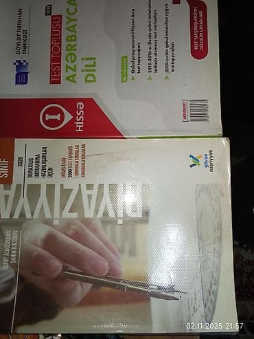 Тесты: Hər biri 6 azn.Məhsul: Hazırlıq və imtahanlar üçün kitablar dəsti - — 1