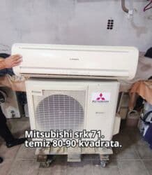 termopasta qiymeti: Kondisioner Mitsubishi, İşlənmiş, 85-90 kv. m, Split sistem, Kredit yoxdur, Ödənişli quraşdırma — 1