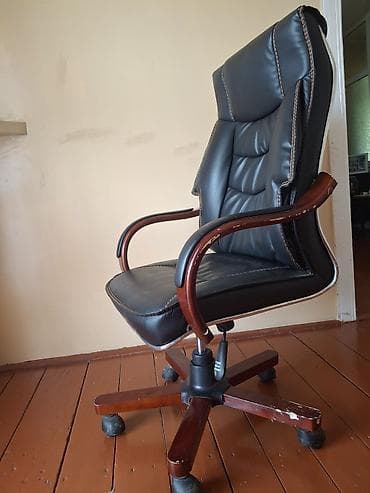 ucuz taxta: Ergonomik ofis kreslosu - Material: süni dəridən yumşaq oturacaq və — 1