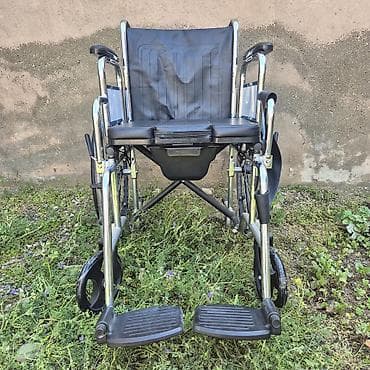 elil araba: Hamam-tualet funksiyalı əlil arabası Xüsusiyyətlər: - Qatlanan — 1