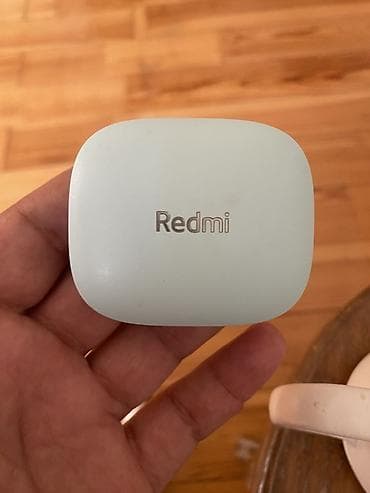 Наушники: Redmi TWS simsiz qulaqcıqlar - Rəng: açıq mavi/mentol - Dizayn: qulaq — 2