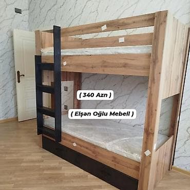 Oğlan və qız üçün, Yeni, Çarpayı, Matrassız, Siyirməli, Laminat