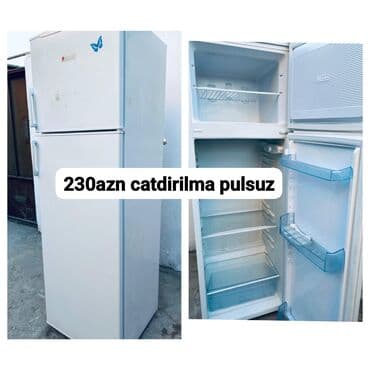 xaladenik ucuz: Iki kamerali soyuducu - Üst hissədə dondurucu bölmə, metal rəfli - — 1