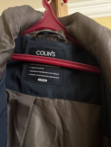 Köynəklər: COLIN’S kişi parkası – L ölçü - Rəng: tünd göy (daxili astar: qəhvəyi) — 2