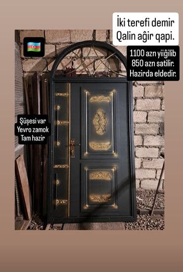 gəmiricilər: 🔴demir seyf qapi. Qalin,aĝir,keyfiyetli,demir,tam hazir,yevro — 1