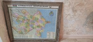 plastik qapi islenmis: Azərbaycan respublikasının xəritəsi.
Ölçüsü 120x80 sm — 1