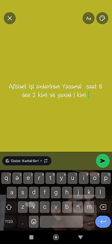 mingecevirde iw elanlari: Afsiant işi axtarıram. Yerləşmə: Yasamal. İş saatları: 08:00–14:00 və — 1