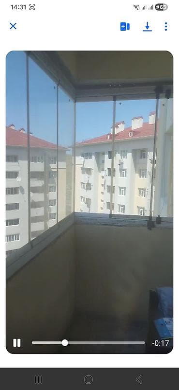 Panoramik şüşəbənd – sürüşən çərçivəsiz sistem - Balkon və lodjiyalar — 2