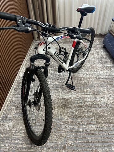 velosiped qiz ucun: (Tecili satilir) ISMA Falcon dağ velosipedi - Rəng: ağ gövdə, qara — 3