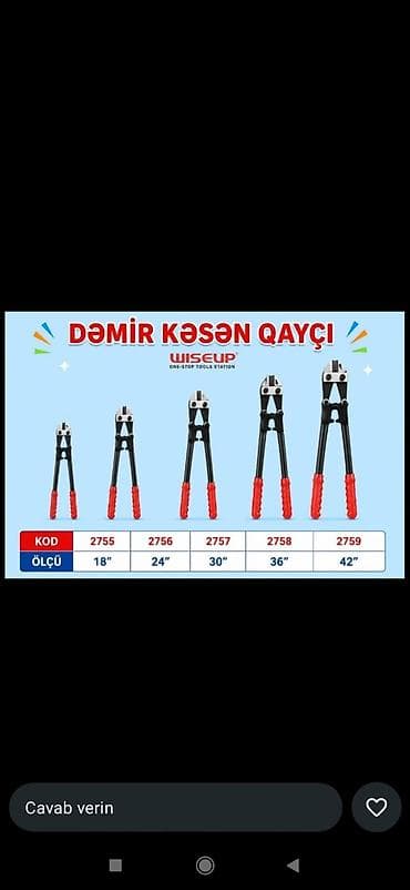 budama qaycisi: Polad — 1