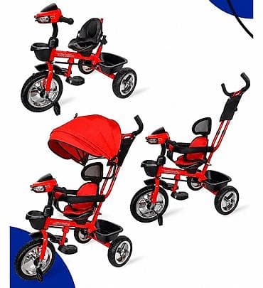 velosiped dinamosu: Uşaq üçtəkərli velosipedi - 3-in-1 konstruktor: körpə arabası — 1