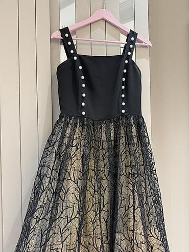 tül donlar: Qara ziyafət donu - Üst hissə: Qara, kvadrat yaxalı, qalın çiyin — 2