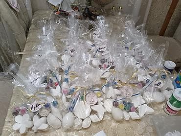 ucuz tekstil: Fiqur, Gips, rəng - Ağ — 10