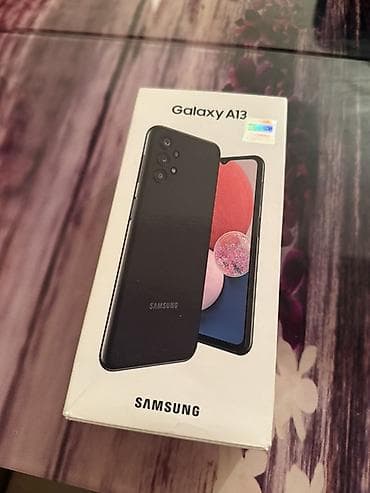 HTC: Samsung Galaxy A13, 64 GB, rəng - Qara, Düyməli, Barmaq izi, İki sim kartlı — 1