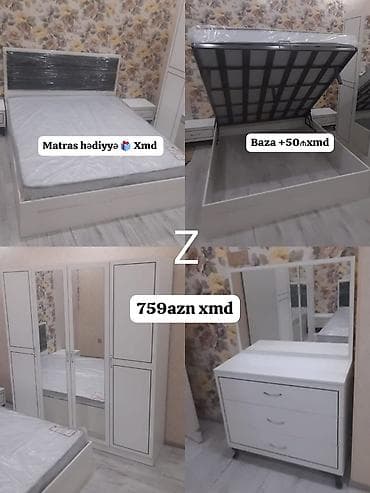 lalafo.az mebel: İkinəfərlik çarpayı, Dolab, Yeni — 1