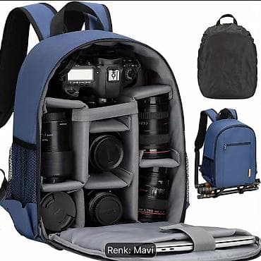 video reqstrator: Fotoqrafiya üçün çoxməqsədli kamera çantası/backpack - Daxili — 7