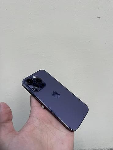 i̇phone 15 plus: IPhone 14 Pro, 256 GB, Deep Purple, Face ID — 1