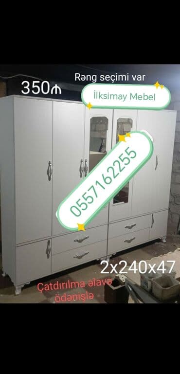 dsp qiymeti: Yeni, 5 qapı Düz dolab, Dolab-asılqan, Azərbaycan — 2