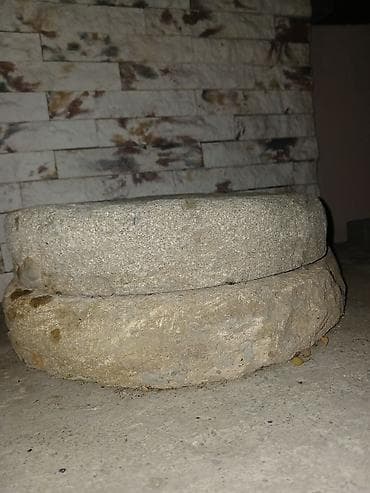Daş dəyirman daşı (ikiqat) - Material: təbii daşdan yonulmuş üst və — 3
