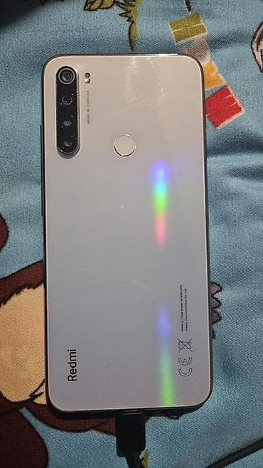 telefonlar 2ci el: Redmi Note 8T, 64 GB, rəng - Ağ, Barmaq izi — 3