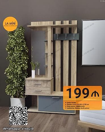 dəhliz dolab: Dəhliz dolabı – LA Mini (Laconic & Minimalism) • Funksional — 1