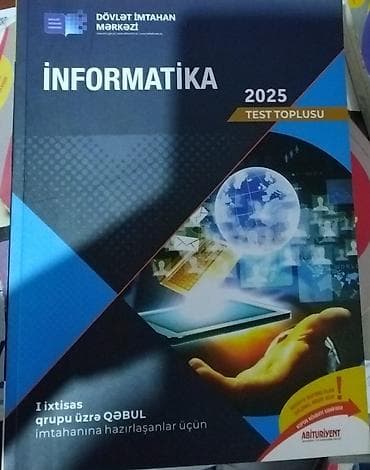 Testlər: Məhsul: İnformatika 2025 – Test Toplusu - Nəşriyyat: Dövlət İmtahan — 1
