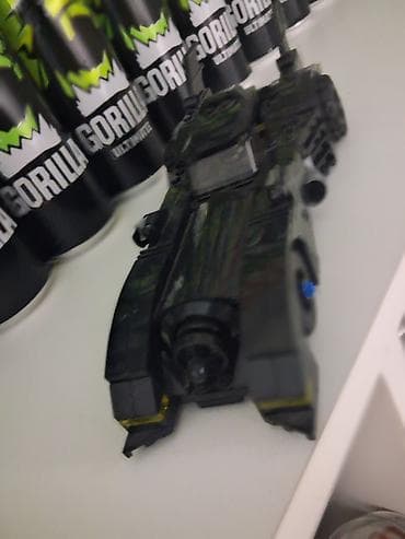 oyuncaq kreslo: LEGO tipli konstruksiya dəsti – qara “Batmobile” tərzində zirehli — 1