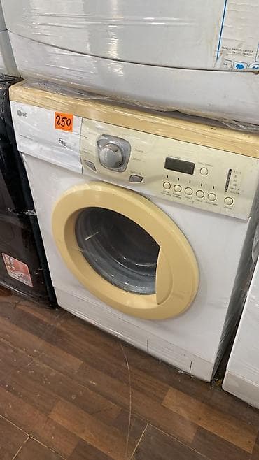 Soyuducu Paltaryuyan televizor vitrinlerin satış mərkəzi: Paltaryuyan maşın LG, 5 kq, Avtomat, Qurutmasız