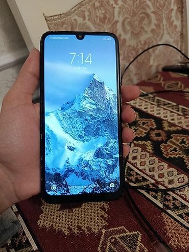 300 manata telefon: Redmi Note 7, 32 GB, rəng - Qara, Sensor, Barmaq izi, İki sim kartlı — 1