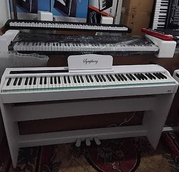 детский синтезатор на ножках: Пианино, Цифровой, Новый, Бесплатная доставка — 4