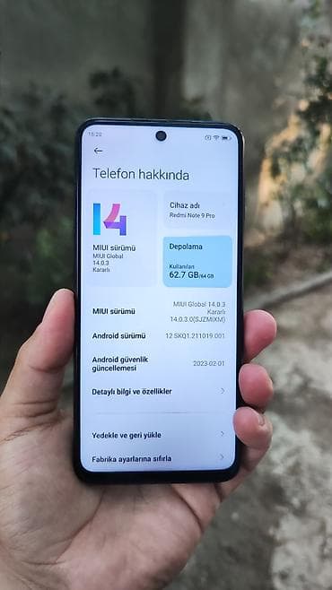 redmi 9c ikinci el: Redmi Note 9 Pro, 64 GB, rəng - Mavi, Barmaq izi, İki sim kartlı, Qırıq — 1