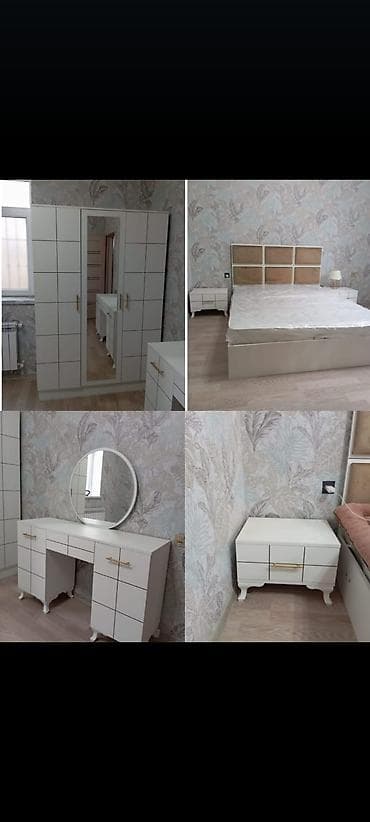 2 təknəfərlik çarpayı, Dolab, Termo, 2 tumba, Yeni