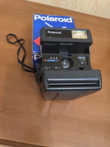 Видеонаблюдение: Polaroid 636 Closeup – orijinal vintage (1995, az istifadə olunub) — 2