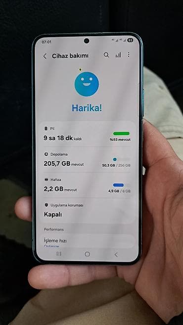 samsung watch 1: Samsung Galaxy S21, 256 GB, rəng - Göy, Barmaq izi — 4