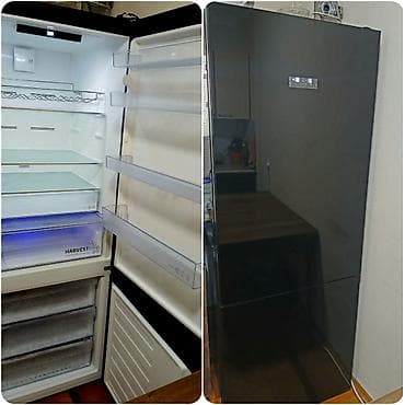 Soyuducu Beko 770 azn.Cemisi 6 aydir alinib(1800 azn)Uzunlugu 1.87 eni