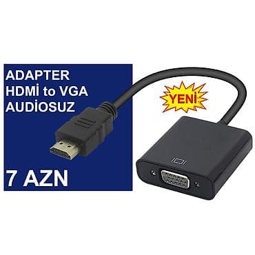 komputer setup: HDMİ Adapterlər/Konverterlər (Çeviricilər) ⭐HDMİ to AV ver1 – 10 AZN — 9