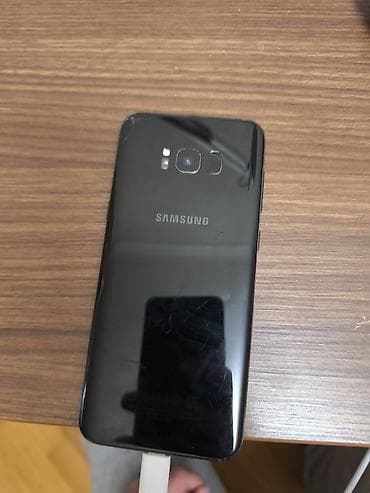 telefon alan: Samsung Galaxy S8, 64 GB, rəng - Qara, Barmaq izi — 1