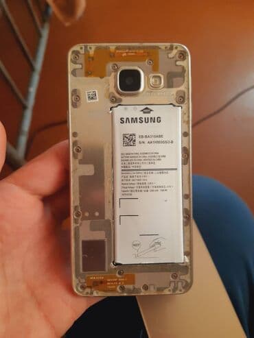 samsung galaxy a3 2015: Samsung Galaxy A3 2016, 16 GB, rəng - Bej, Sensor, İki sim kartlı — 2