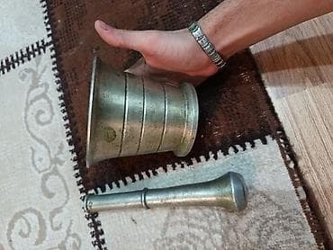 SSRİ dövrünə aid, orijinal və dözümlü metal həvəngdəstə satılır