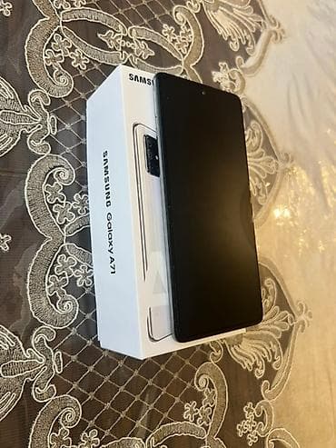 samsung a32 kredit: Samsung Galaxy A71, 128 GB, rəng - Ağ, İki sim kartlı — 1